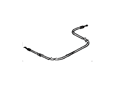 Toyota 53630-12180 Cable Assy, Hood Lock Control