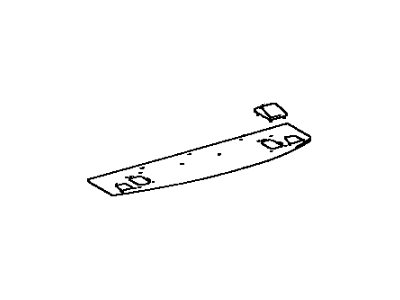 Toyota 64330-12570-02 Panel Assembly, Package Tray Trim