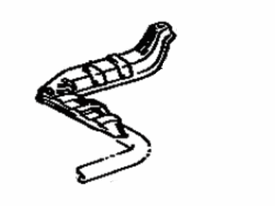 Toyota 58321-12020 Insulator, Rear Floor Front Heat
