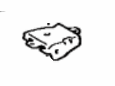 58027-12020 Toyota Reinforce Sub-Assembly, Seat Belt Anchor Illustration 1 of 1