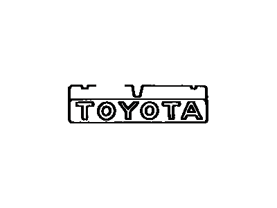Toyota 75311-80030 Radiator Grille Emblem(Or Front Panel)