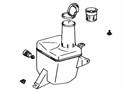 Toyota 85331-12550 Jar Assembly, Windshield Washer