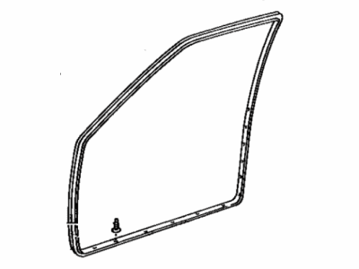 1984 Toyota Corolla Door Seal - 67862-12470