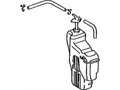 Toyota 16405-15030 Cap Sub-Assy, Reserve Tank