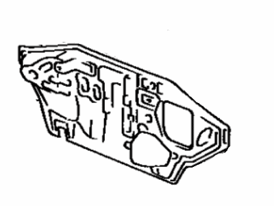 Toyota 55223-12040 Insulator, Dash Panel, Outer