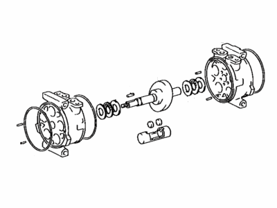 Toyota 88304-14021 Cylinder Sub-Assembly, Cooler Compressor