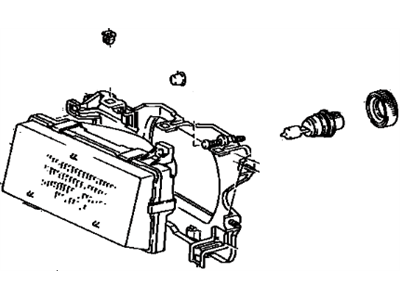1987 Toyota Corolla Headlight - 81170-1A141