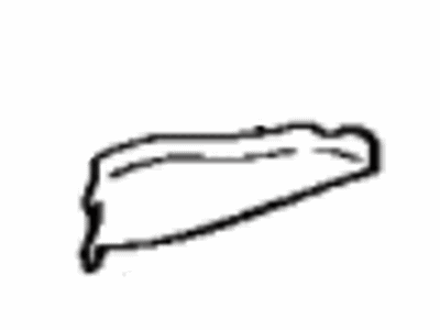 58315-12010 Toyota Extension, Rear Floor Pan, RH Illustration 1 of 1