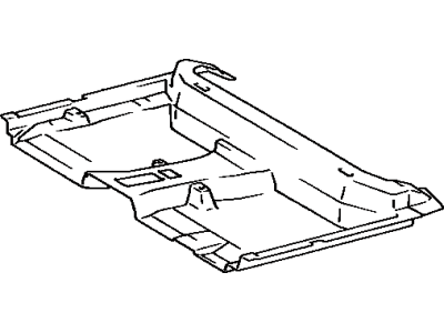 Toyota 58540-12490-03 Carpet Assy, Floor, Rear