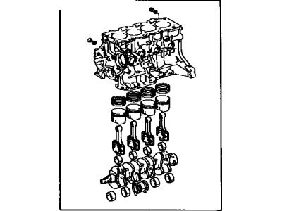 Toyota 11400-16020 Block Assy, Short