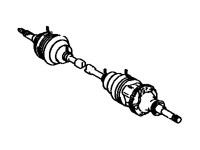 1984 Toyota Corolla Axle Shaft - 43410-12070