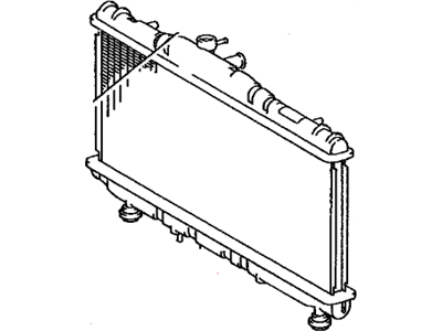 1984 Toyota Corolla Radiator - 16400-15190