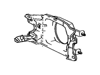 Toyota 81105-1A190 Passenger Side Headlamp Housing Sub-Assembly