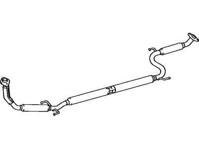 1987 Toyota Corolla Exhaust Pipe - 17410-02020