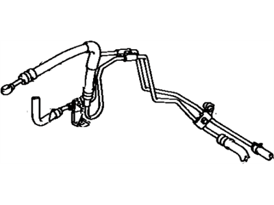 Toyota 44410-12100 Tube Assy, Pressure Feed