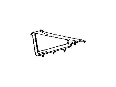 Toyota 62405-12040-02 Garnish, Roof Side Trim, RH