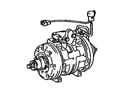 1986 Toyota Corolla A/C Compressor - 88320-12260