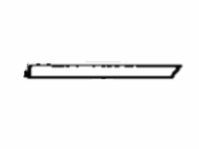 Toyota 75741-12320 Moulding, Rear Door, Outside RH