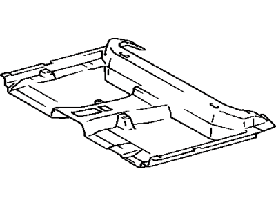 Toyota 58540-12480-04 Mat, Floor, Rear