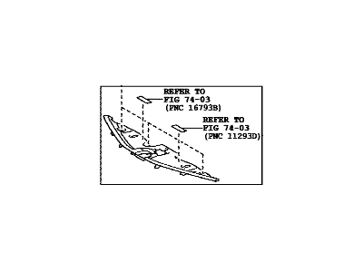 Toyota 53289-47041 Cover, Radiator Support Opening