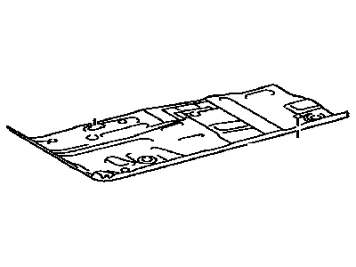 2014 Toyota Prius V Floor Pan - 58112-72901