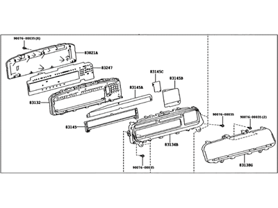 Toyota 83809-47021 Meter Sub-Assembly, Combination