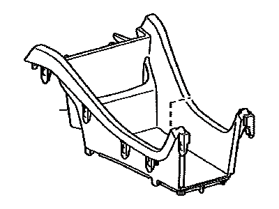 Toyota 58813-47010-E0 Box, Console, Upper