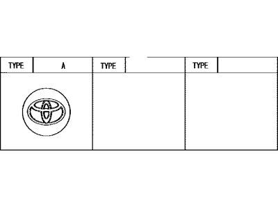 Toyota 42603-42130 Wheel Hub Ornament Sub-Assembly