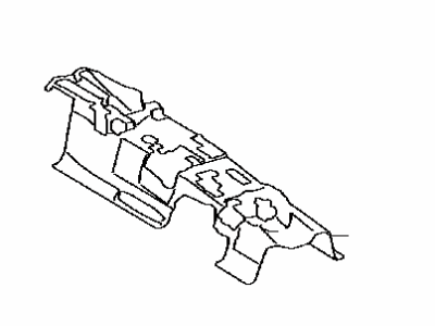 Toyota 58621-47030 SILENCER, Center CONSOL