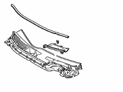 Toyota 55708-47190 LOUVER Sub-Assembly, Cow