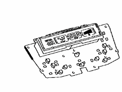 Toyota 55935-47060 Circuit, Center Cluster