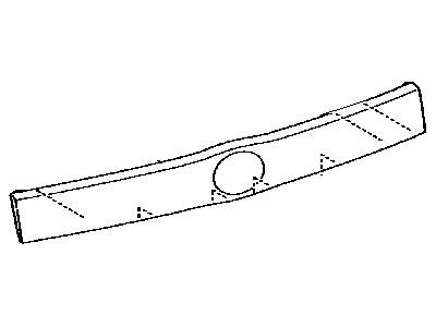 Toyota 76801-47140-E0 Garnish Sub-Assembly, Ba