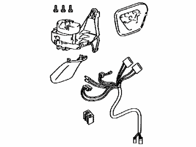 Toyota Prius V Mirror Actuator - 87946-47160