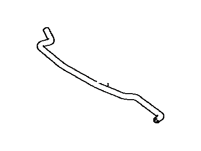 Toyota 16267-37110 Hose, Water By-Pass