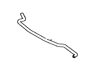 Toyota Prius V Coolant Reservoir Hose - 16267-37110