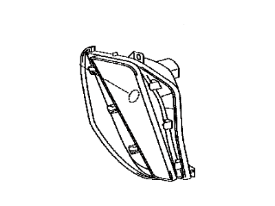 Toyota 81511-47030 Lens & Body, Front Turn