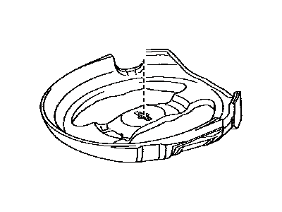 Toyota 64778-47060 Protector, Spare Wheel