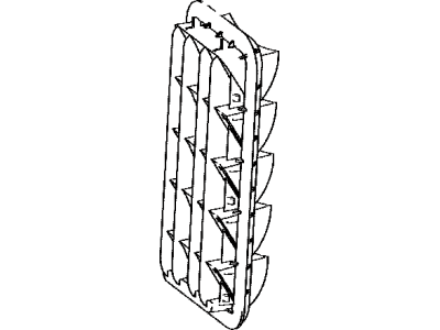 Toyota 62930-44010 Duct Assembly, Quarter V