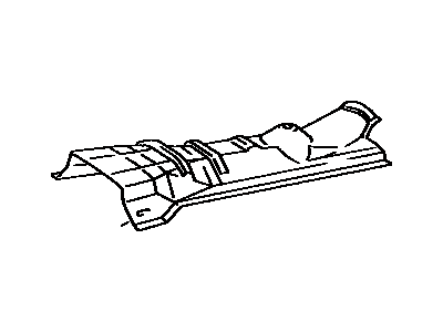 Toyota 46439-16020 Insulator, Parking Brake Cable Heat