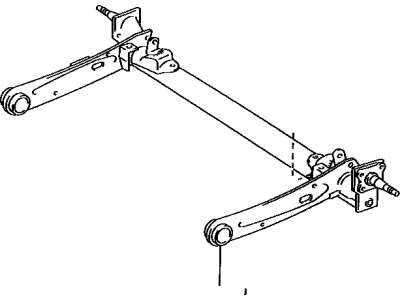 Toyota 42110-16130 Beam Assy, Rear Axle