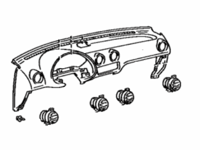 Toyota 55301-16060-04 Panel Sub-Assy, Instrument