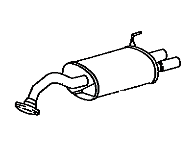 Toyota Paseo Muffler - 17430-11610