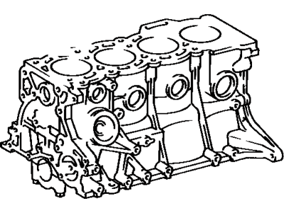 Toyota 11400-11122 Block Assembly, Short