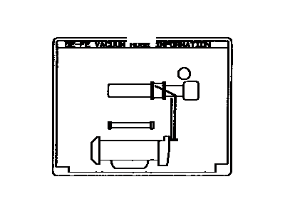 Toyota 17792-11560 Plate, Engine Vacuum Hose Information