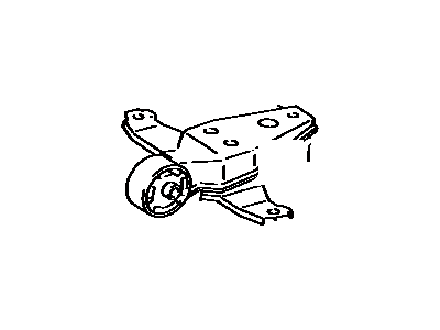 Toyota 12371-11360 Insulator, Engine Mounting, Rear