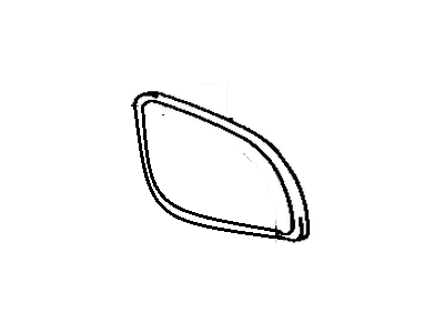 Toyota 87961-16710 Outer Rear View Mirror Sub Assembly, Left