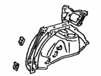 Toyota 61605-16270 Panel, Quarter Wheel House, Outer RH