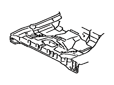 1992 Toyota Tercel Floor Pan - 58211-10140