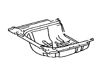 Toyota 58311-06151 Pan, Rear Floor