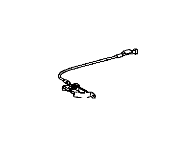 Toyota 72640-06070 Lock Assembly, Rear Seat B